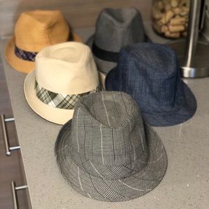(5) fedora hats bundle